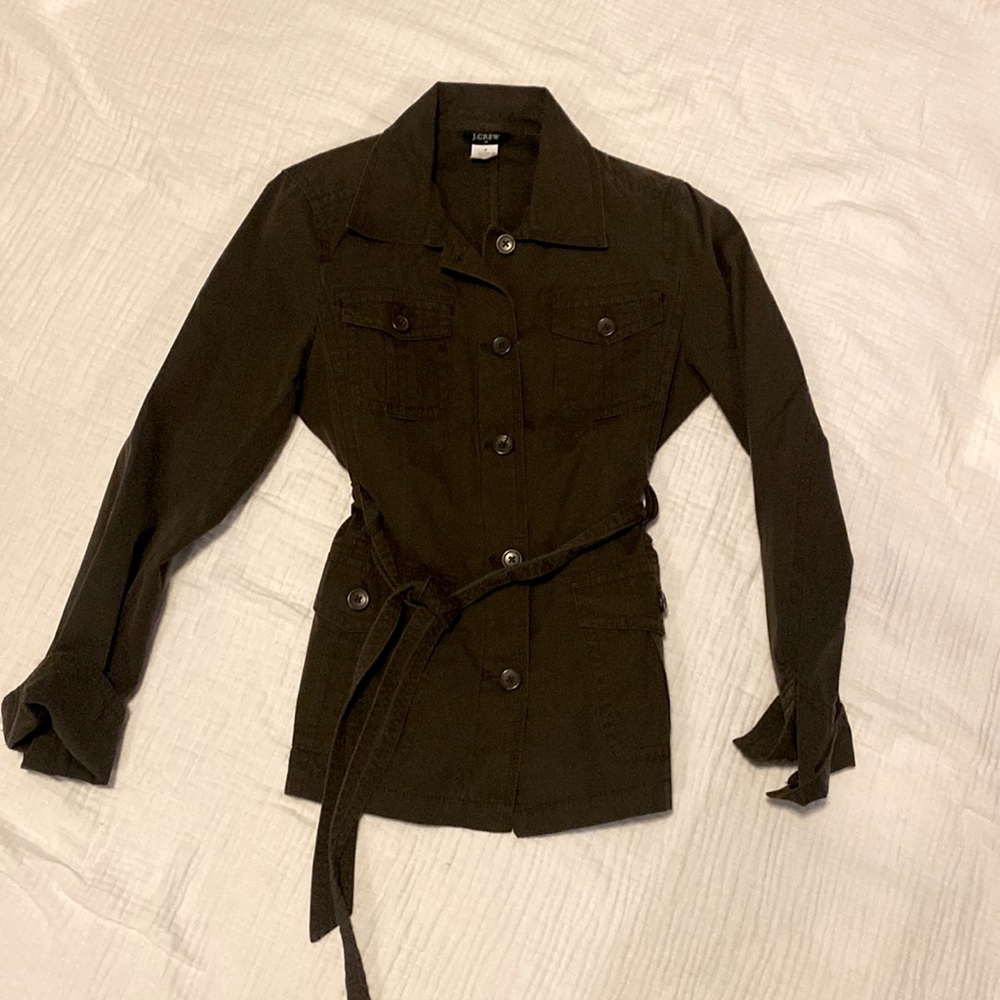 Jcrew medium brown field jacket